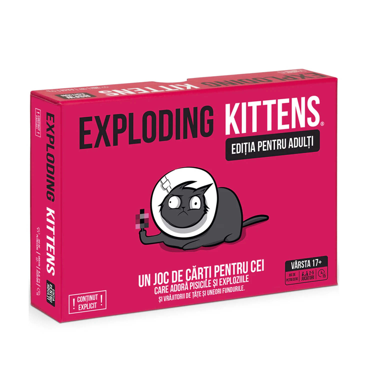 Brettspiel für Erwachsene, Pink Edition, Explodierende Kätzchen
