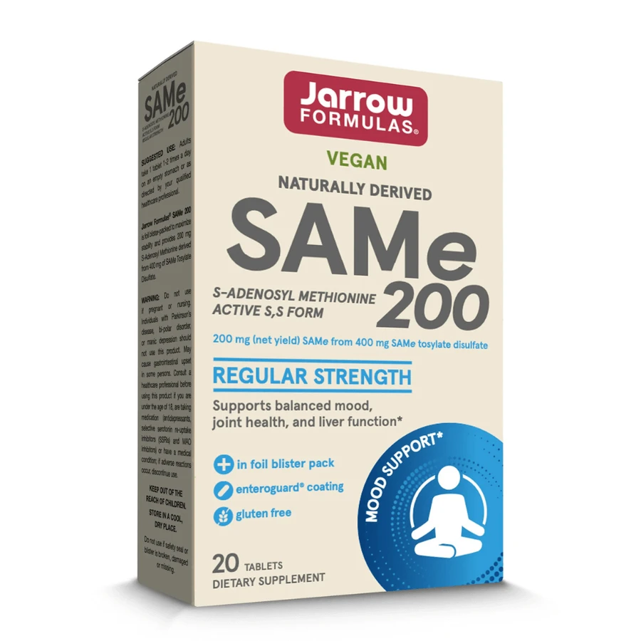 SAM-e, 200 mg, 20 tabletek, Jarrow Formulas: ceny i cechy