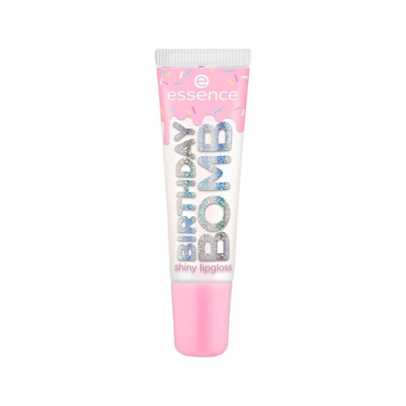 Lipgloss Birthday Bomb, 01 Cake My Day!, 10 ml, Essence