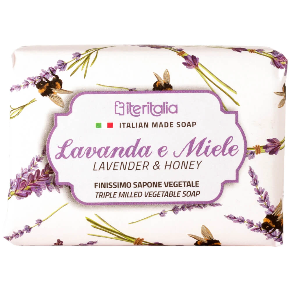 Lavendel-Honig-Seife, 125 g, Iteritalia