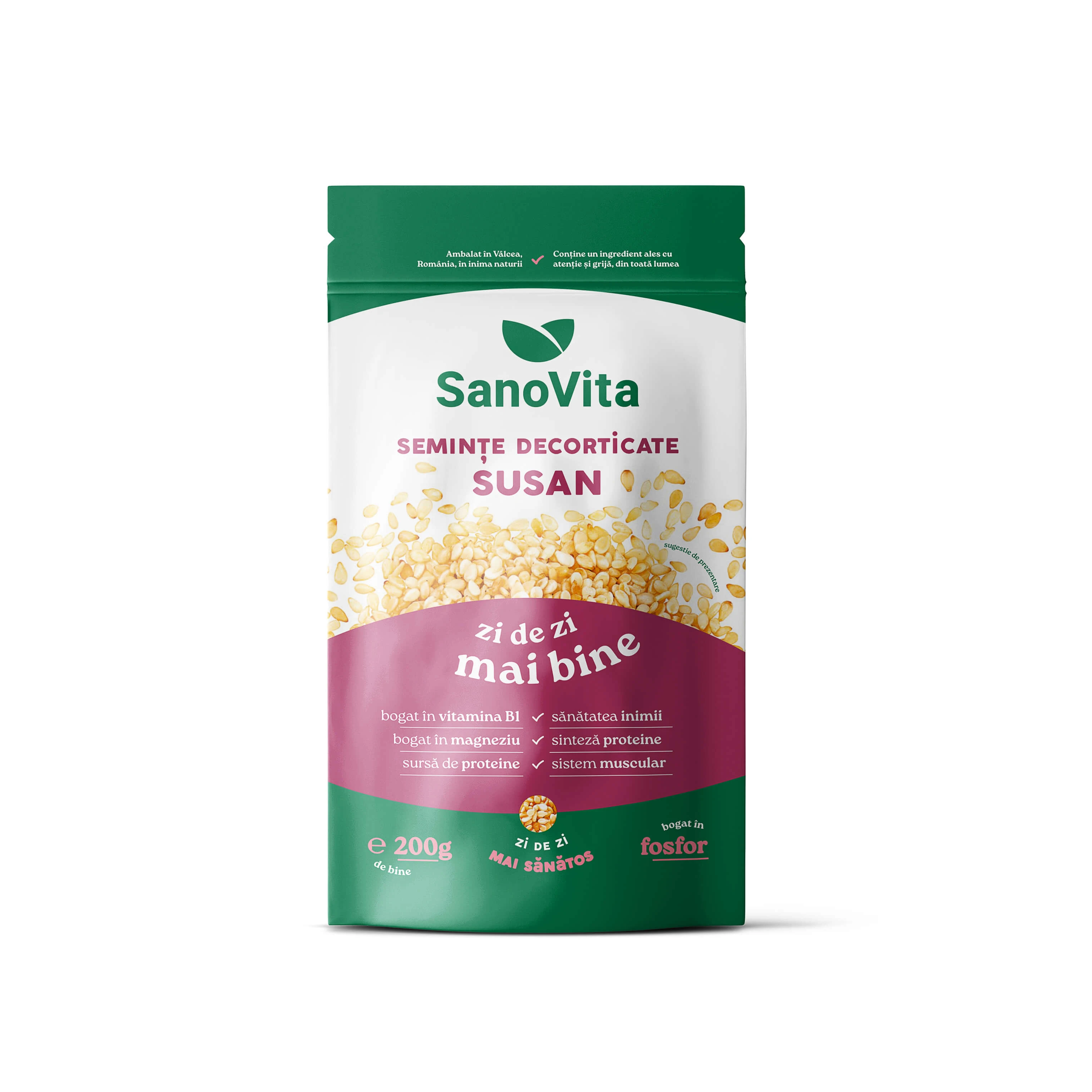 Geschälte Sesamkörner, 200 g, SanoVita