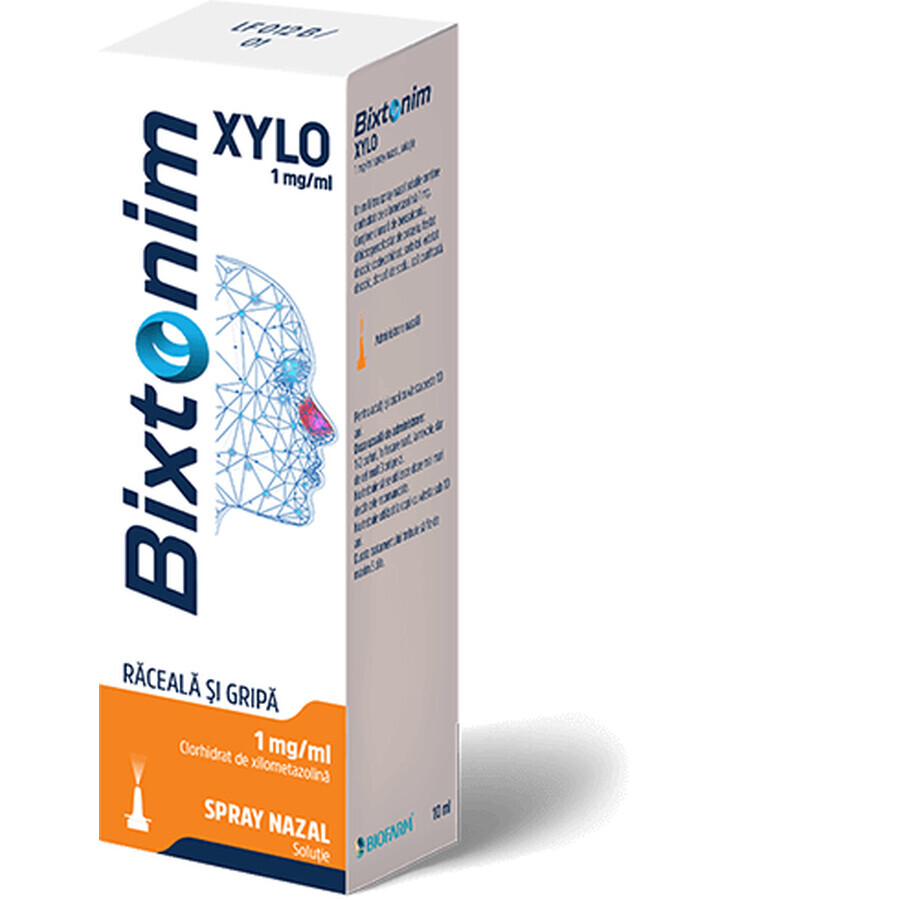 Bixtonim Xylo spray nazal adulți, 10 ml, Biofarm recenzii