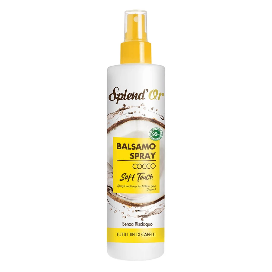 Spray balsam pentru par fara clatire, Cocos,200 ml, Splend`Or