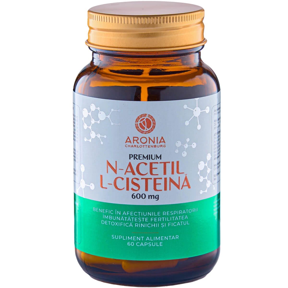 Premium N-Acetyl L-Cystein, 60 Kapseln, Aronia Charlottenburg