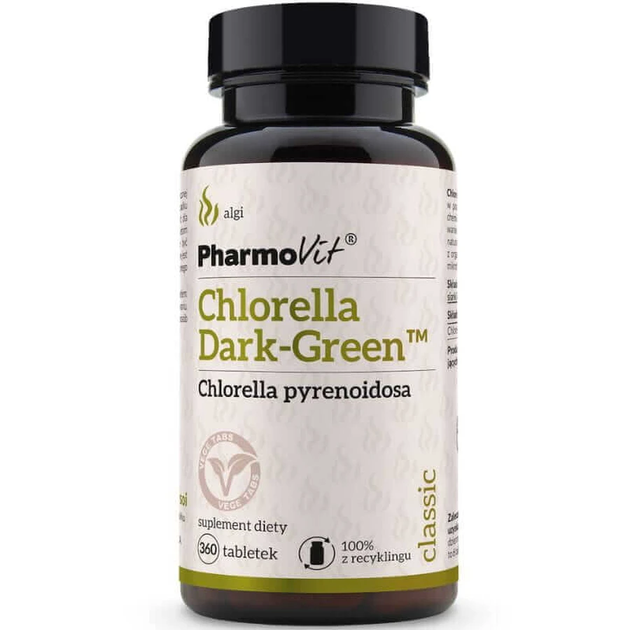 Chlorella Dunkelgrün 360 Tabletten Klassisches Pharmovit