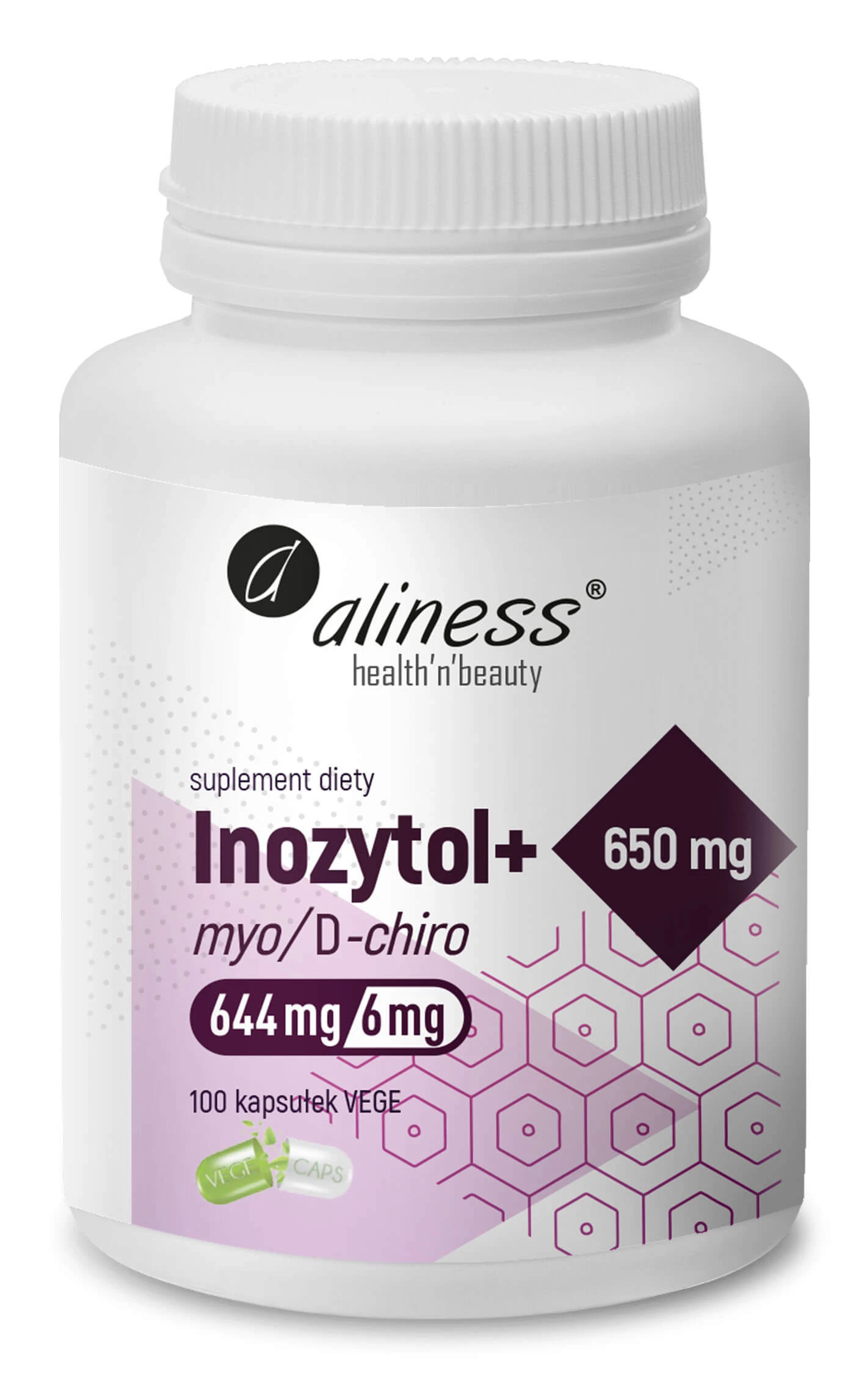 Inositol+ myo/D-chiro, 40/1, 650 mg (100 Kapseln) Aliness