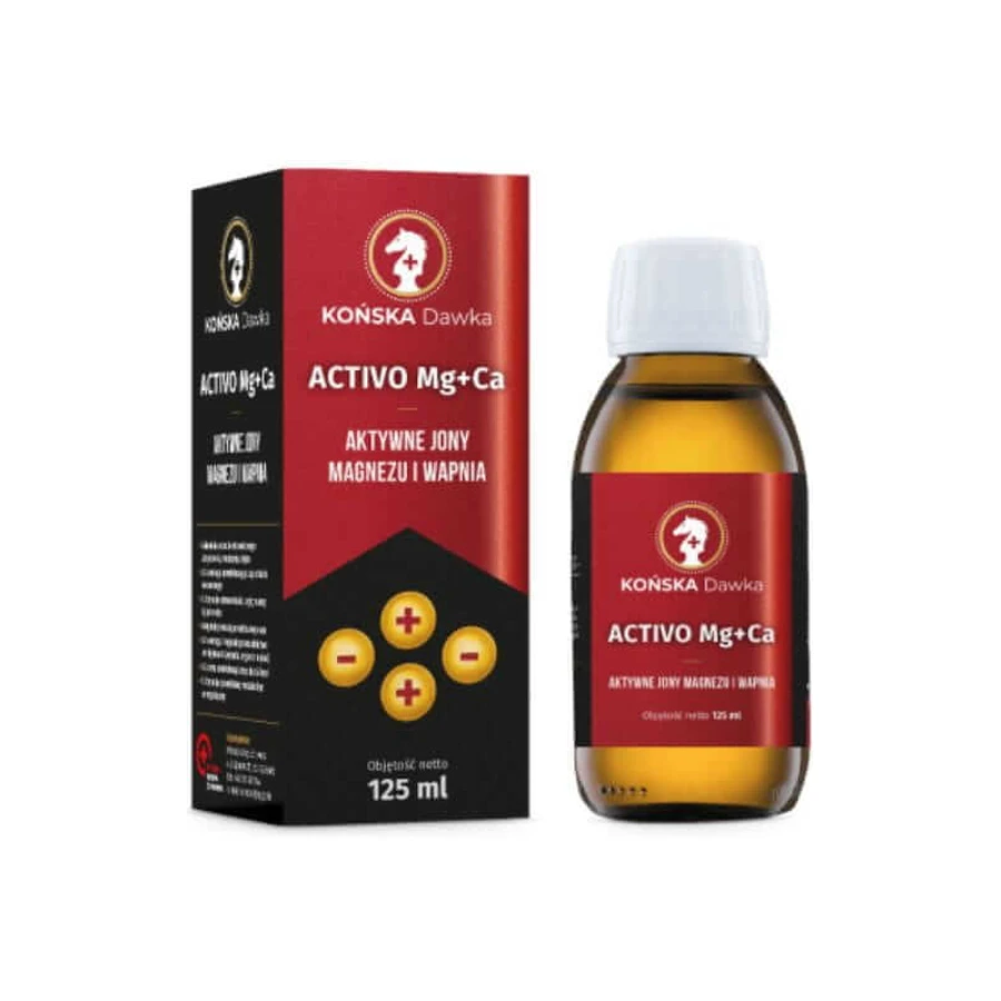 Activo Mg + Ca - Active ions of magnesium and calcium 125 ml DOSE OF CONDOM.
