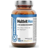 Multivit Men cu ginseng coreean Vitamine și minerale pentru bărbați 60 capsule Pharmovit Clean Label