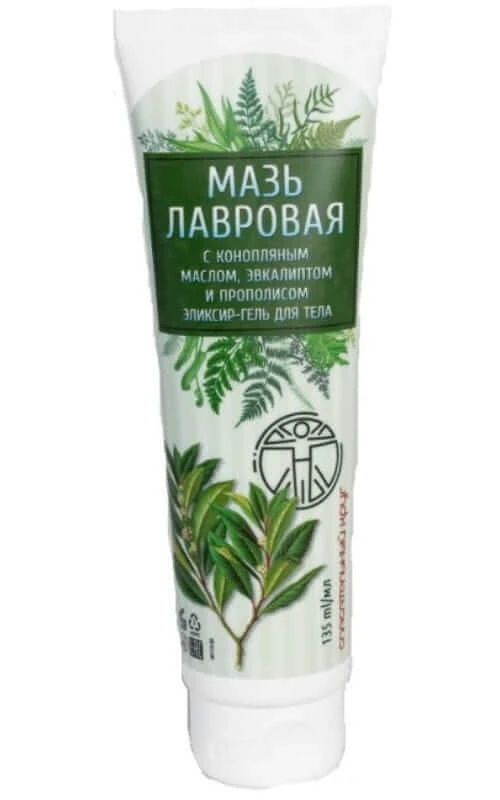 Lorbeer-Salbe mit Hanföl, Eukalyptus und Propolis 135ml