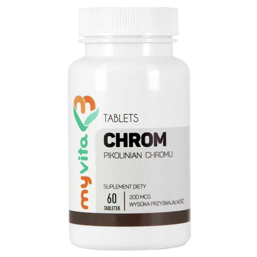 Myvita Chroom (chroompicolinaat) 60 tabletten