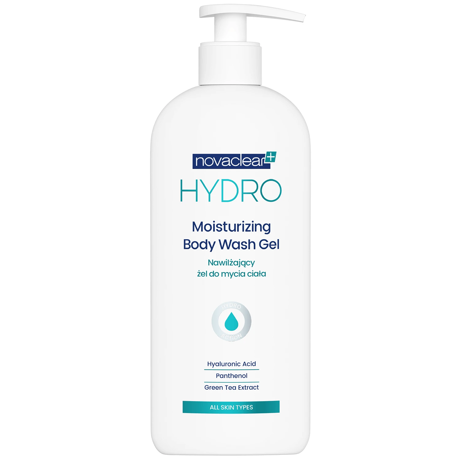 Novaclear Hydro, feuchtigkeitsspendendes Körperwaschgel, 500 ml