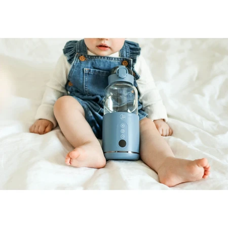 MyBabyBottle, scaldabiberon portatile, scalda acqua e latte per bambini, blu