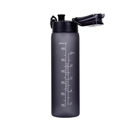 Majestic Sport, tritan Wasserflasche, Okosei Mat, grau, 750 ml
