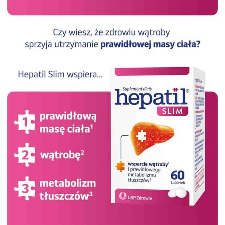 Hepatil Slim, 60 Tabletten