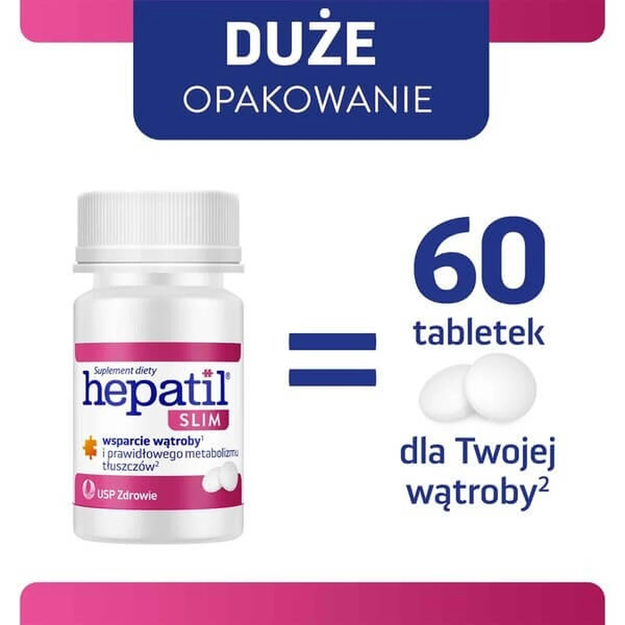 Hepatil Slim, 60 Tabletten