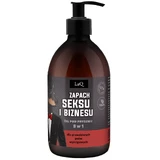 LaQ Doberman, gel de ducha 8en1, negro mate, 500 ml
