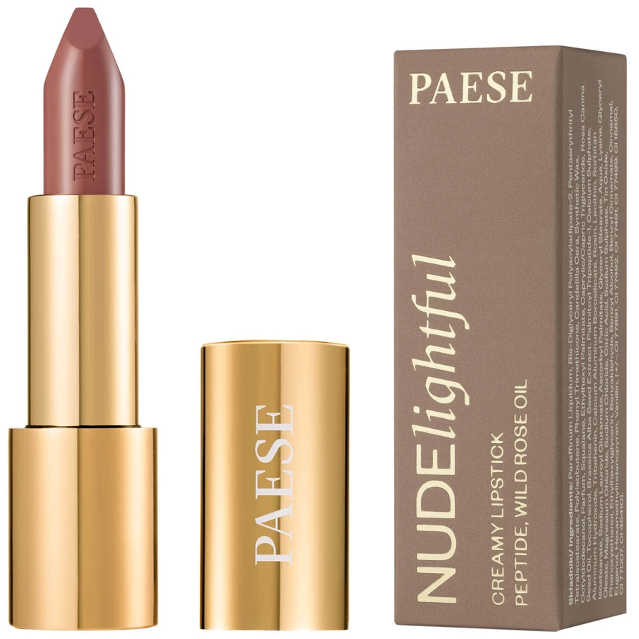 Paese Nudelightful, barra de labios, 409 Cinnamon Latte, 4,5 g