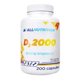 Allnutrition D3 2000, Vitamin D 50 µg, 200 Kapseln