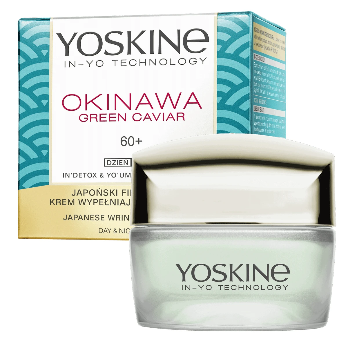 Yoskine Okinawa Green Caviar 60+, faltenauffüllende Creme, 50 ml