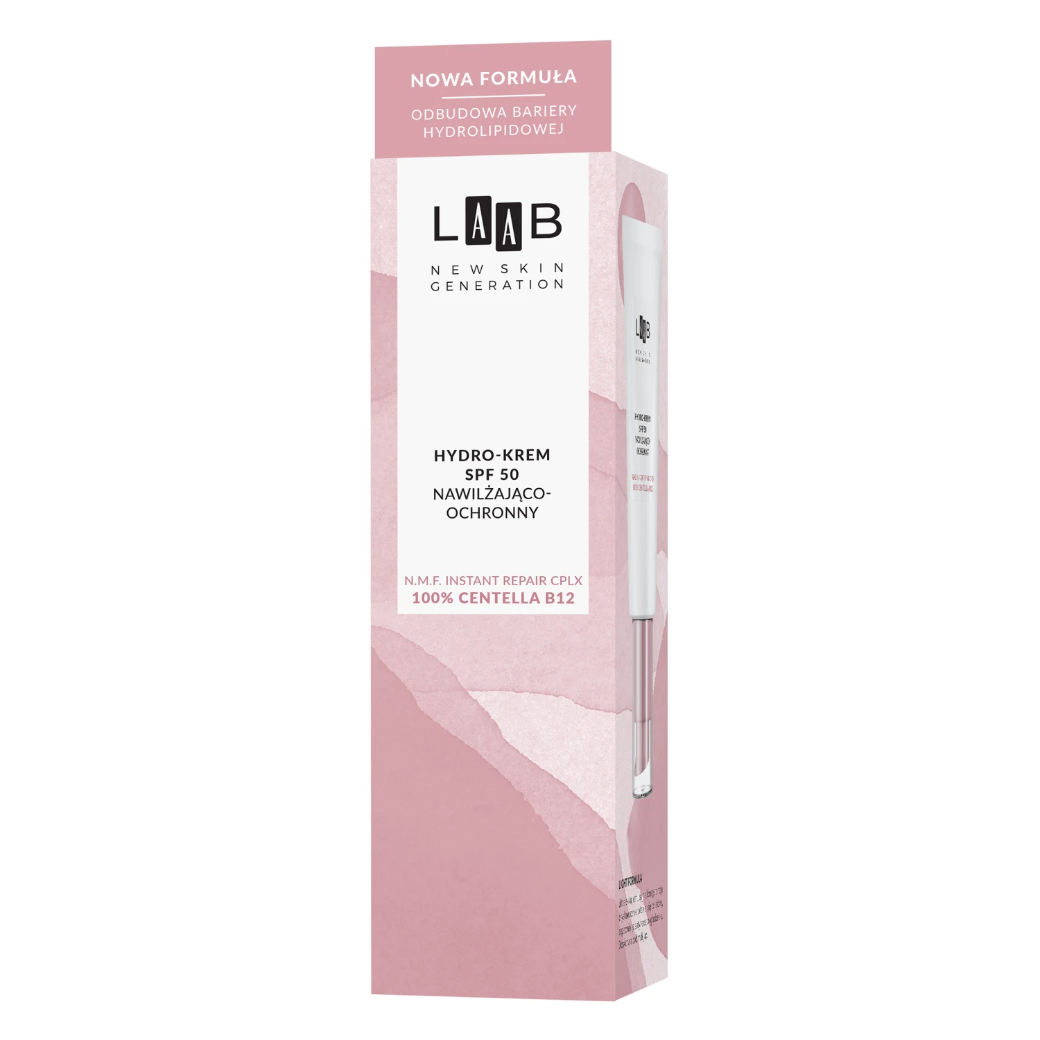 AA LAAB Centella B12, Hydro-Creme, feuchtigkeitsspendend und schützend, SPF 50, 40 ml