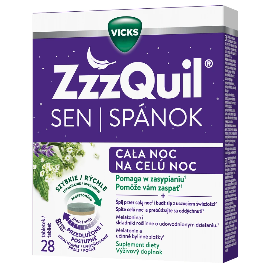 ZzzQuil Sleep All Night, 28 compresse
