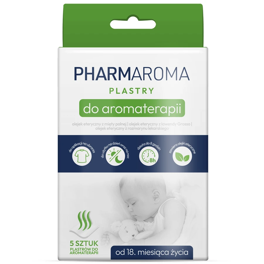 Pharmaroma, aromatherapy patches, from 18 months, 5 pieces