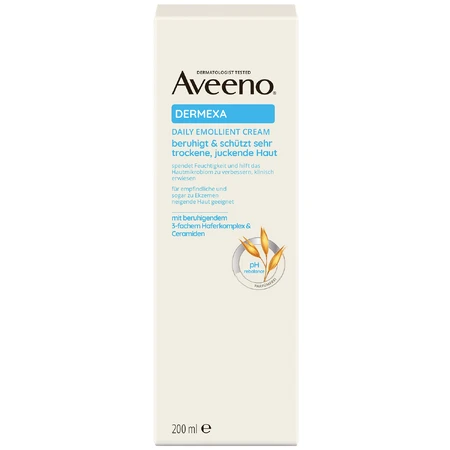 Aveeno Dermexa, lindernde Creme für juckende Haut, 200 ml