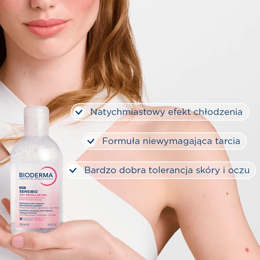 Bioderma Sensibio AR+, Mizellen-Reinigungsgel, 250 ml