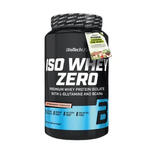 Eiweißpulver mit Erdbeergeschmack Iso Whey Zero, 908 g, BiotechUSA