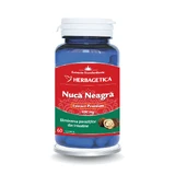 Nucă Neagră, 60 capsule, Herbagetica