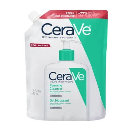Book Book Schäumendes Reinigungsgel für normal-ölige Haut, 473 ml, CeraVe