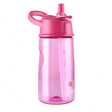 Cana tritan cu pai, roz, 550 ml, Littlelife