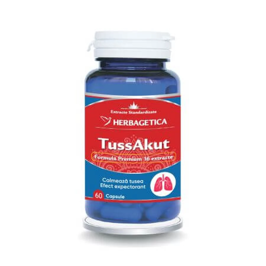 Tussakut, 60 Kapseln, Herbagetica