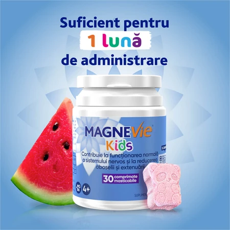MagneVie Kids, Mg 70 mg + vitamina B6 0,6 mg, 30 comprimidos masticables