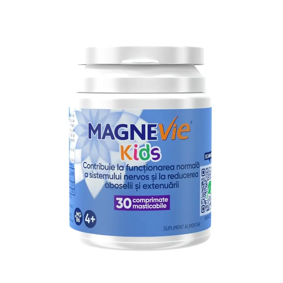 MagneVie Kids, Mg 70 mg + vitamina B6 0,6 mg, 30 comprimidos masticables