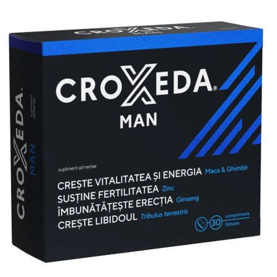 Pack Croxeda Man, 3 x 30 film-coated tablets, Fiterman