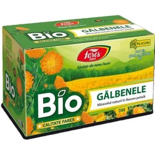 Tè biologico alla calendula, 20 bustine, Fares