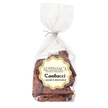 Cantucini cu cacao si alune de padure, 250g, Artebianca