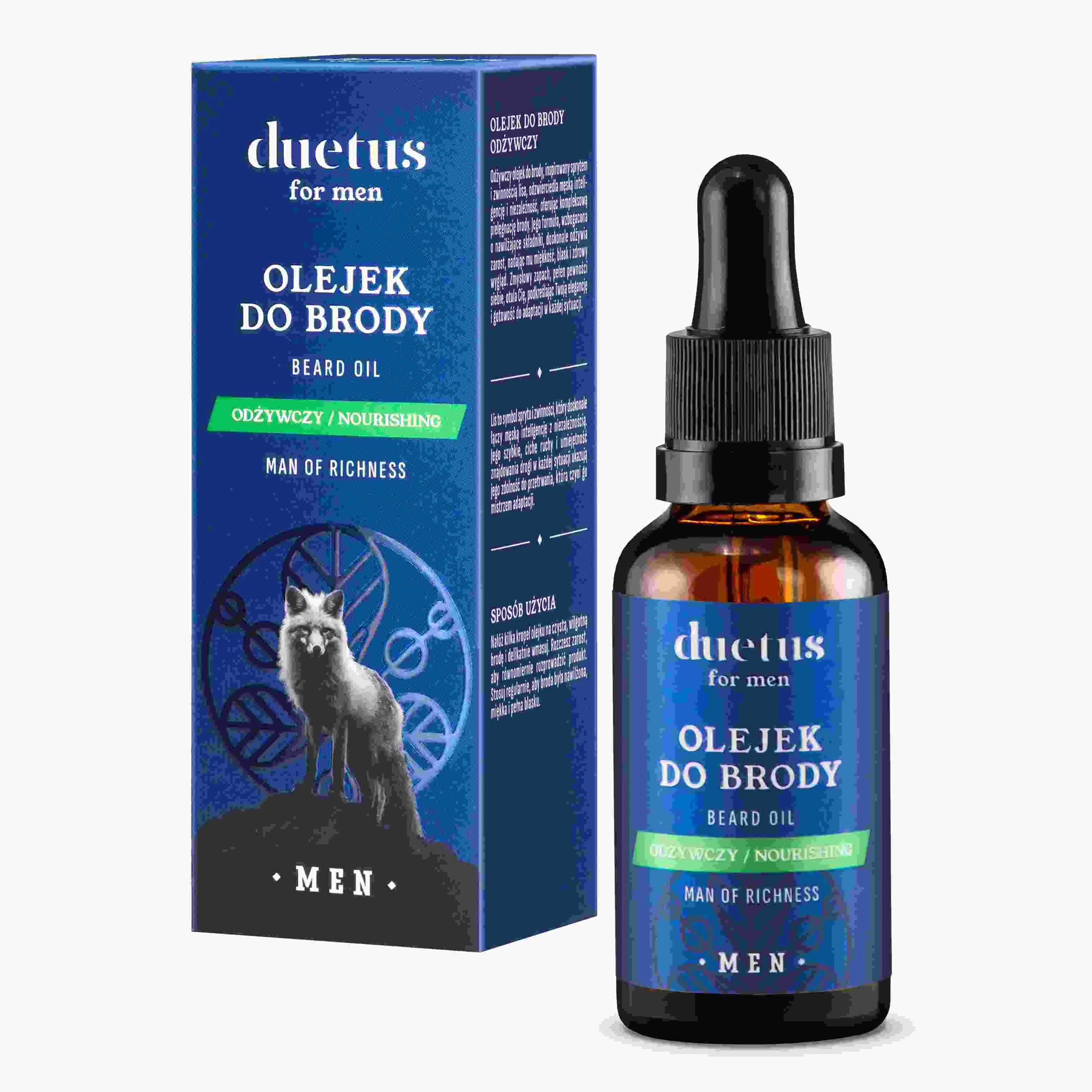 Duetus Bartöl für Männer pflegend, 30 ml