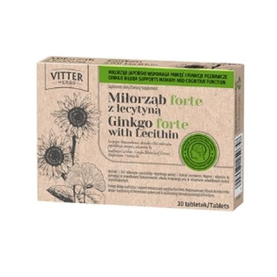Ginkgo Forte mit Lecithin, 30 Tabletten