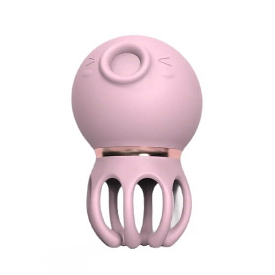 S-Hande Prickelnder Saugvibrator Rosa