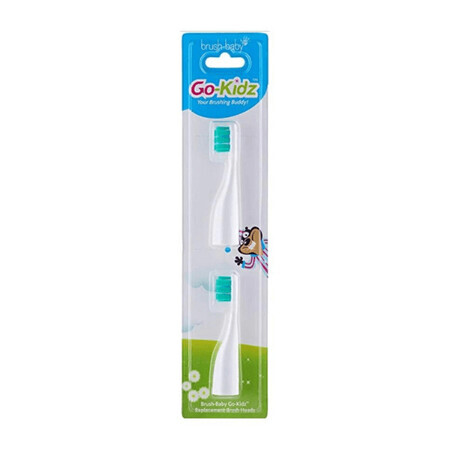 Ersatzköpfe für Go Kidz elektrische Zahnbürste, 2 Stück, Brush-baby