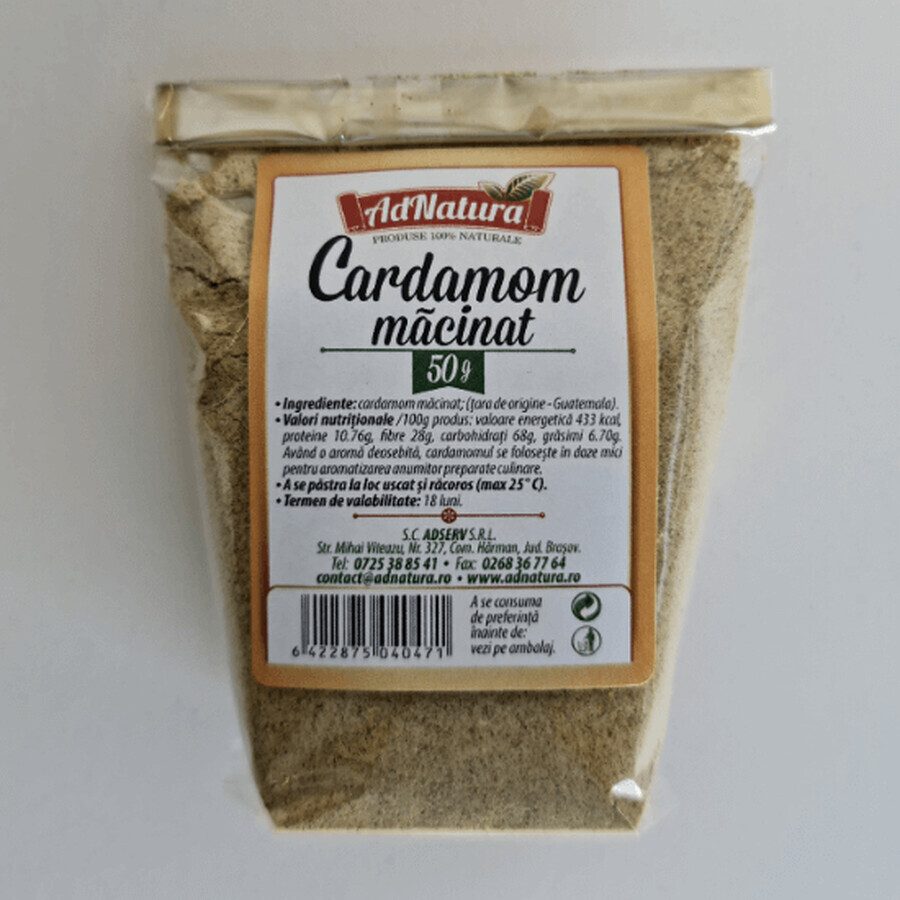 Gemahlener Kardamom, 50 g, AdNatura