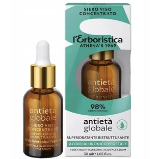 L Erboristica Antieta Globale Ser concentrat hidratant și restructurant pentru față, 30 ml