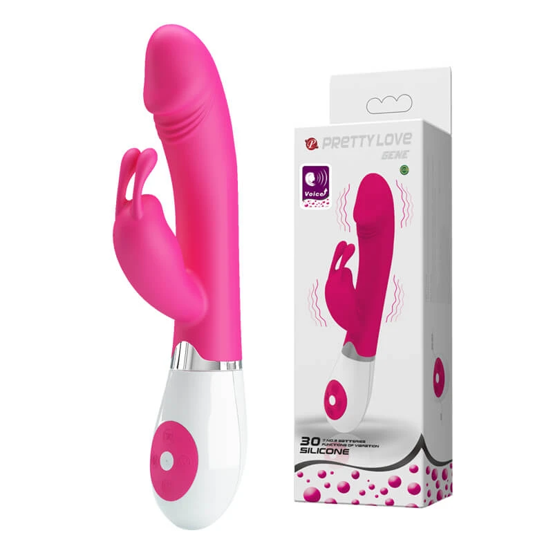 Pretty Love Gene Vibrator mit 30 Vibrationsfunktionen und Sprachaktivierung