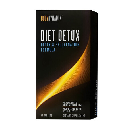 BodyDynamix Diet Detox Formula pentru detoxifierea organismului ( 484300), 21 tablete, GNC