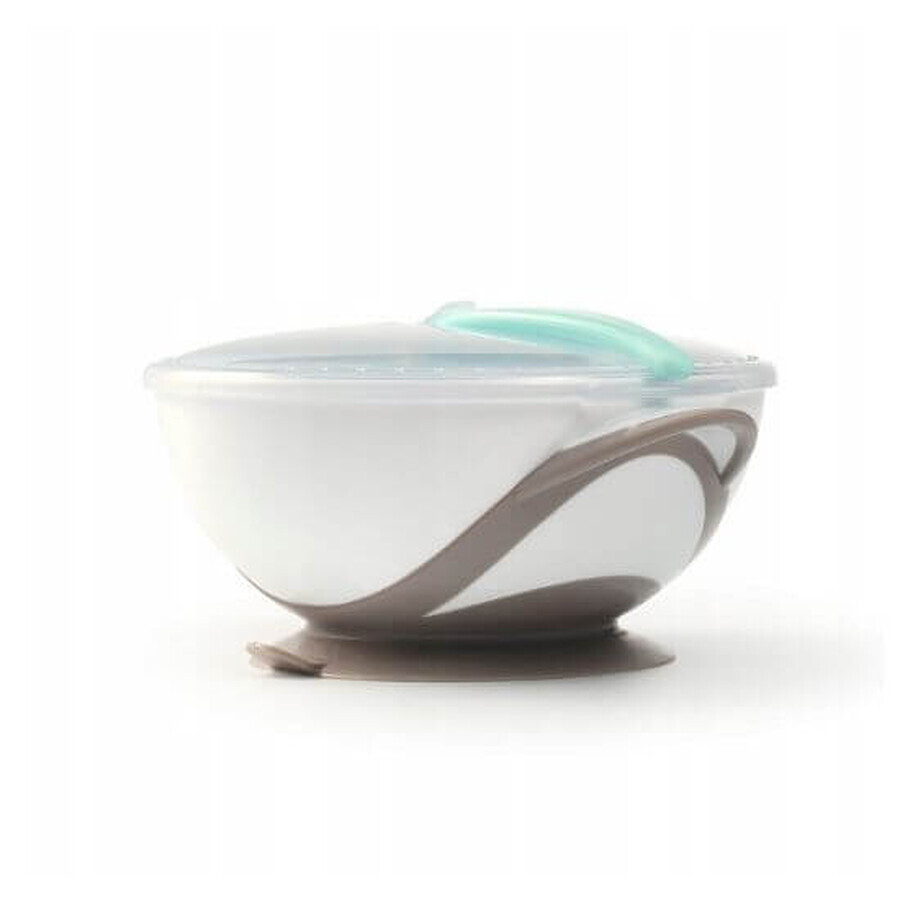 Bowl with suction cup and spoon, Baby Ono