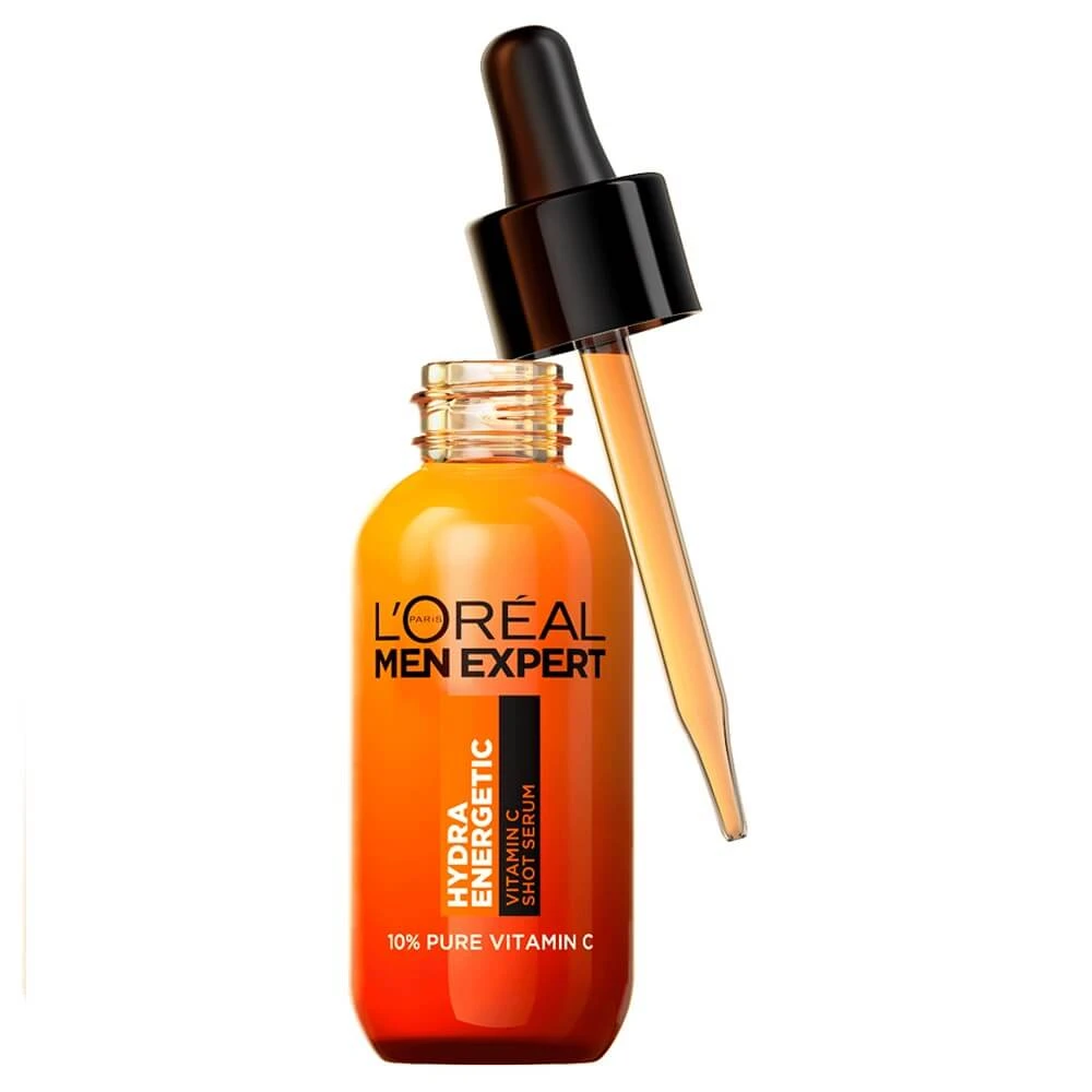 L Oreal Paris Men Expert Hydra Energetic Gesichtsserum mit 10% reinem Vitamin C, 30 ml