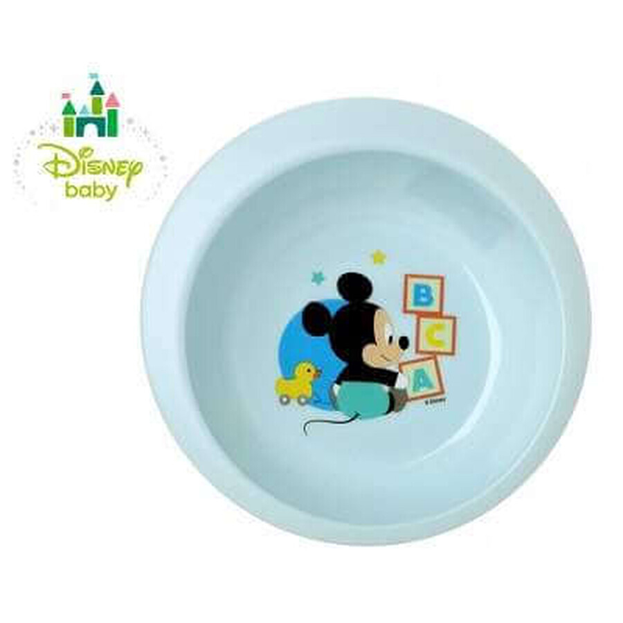 Castron din PP Mickey bleu, Disney baby, 1330K, Trudeau