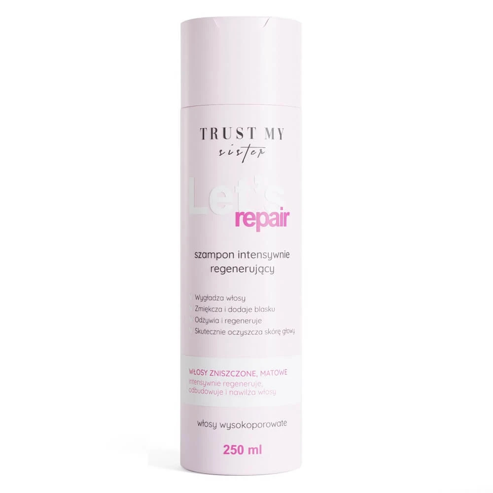 Trust My Sister Let's Repair Intensives Repair-Shampoo für sehr poröses Haar, 250 ml